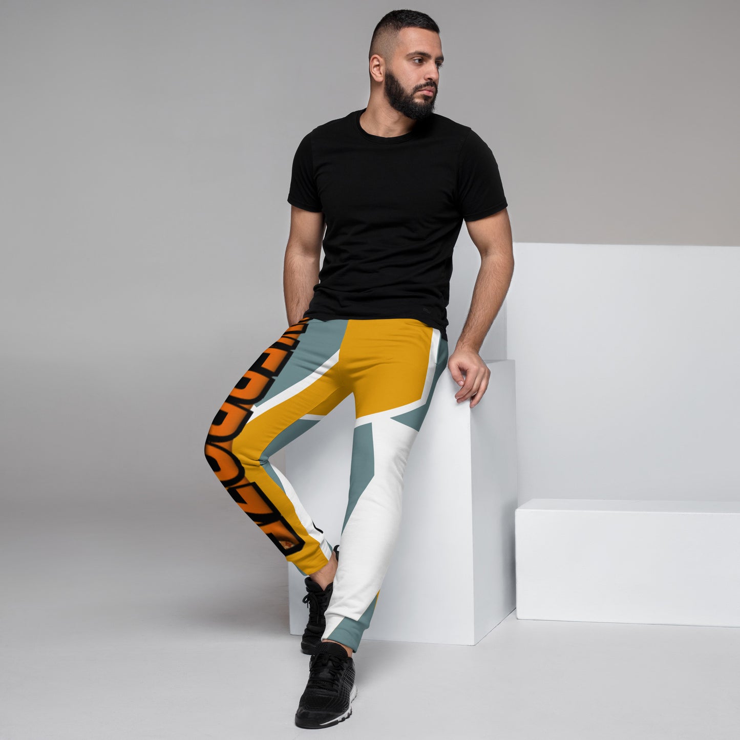 Geometric overzone sweatpants