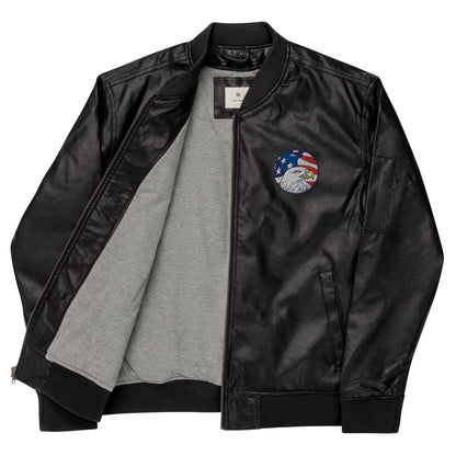 Chaqueta bomber piel vegana unisex