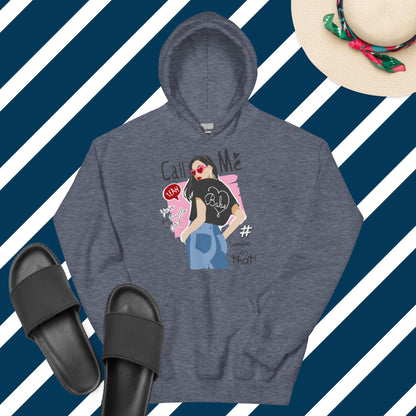 Unisex Ruf mich an Hoodie